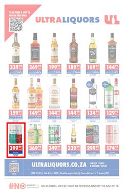 Ultra Liquors : Specials (1 January - 15 January 2024), page 1