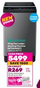 Hisense 14Kg Top Loader Washing Machine WTJA1402T