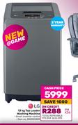 LG 13Kg Top Loader Washing Machine