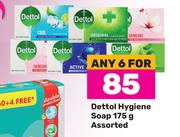 Dettol Hygiene Soap Assorted-For Any 6 x 175g