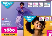 LG 55" (139cm) UR7300 4K UHD Smart TV 55UR73006LA