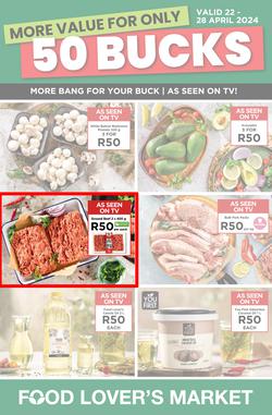 Food Lover's Market : More Value For Only 50 Bucks (22 April - 28 April 2024), page 1