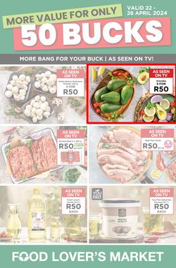 Food Lover's Market : More Value For Only 50 Bucks (22 April - 28 April 2024), page 1