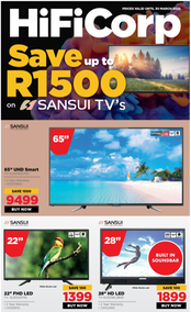 HiFi Corp : Save Up To R1500 On Sansui TV's (14 March - 30 March 2022)