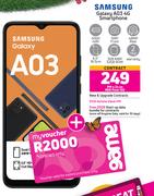 Samsung Galaxy A03 4G Smartphone-On Red Flexi 130