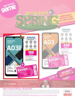 Game Cellular : Do The Right Spring (05 August - 06 September 2022), page 1