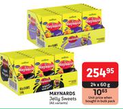 Maynards Jelly Sweets (All Variants)-24 x 60g