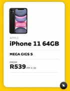 Apple iPhone 11 64GB-On Mega Gigs S