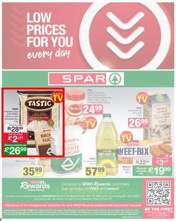 Spar Western Cape Bellville, Brackenfell, Cape Quarter, Fish Hoek, Grassy Park, Sea Point, Woodstock, Plattekloof : Low Prices For You (12 July - 25 July 2021), page 1