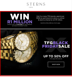 Sterns : Black Friday (Request Valid Dates From Retailer), page 1