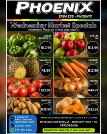 Phoenix Cash & Carry Prospection : Wednesday Market Specials (13 May 2026 Only!)