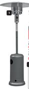 Alva Steel Patio Heater GHP17HTS