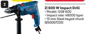 Bosch 600W Impact Drill GSB 600