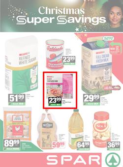 SPAR Western Cape : Christmas Super Savings (10 November - 23 November 2025), page 1