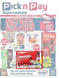 Pick n Pay Kwa-Zulu Natal : Birthday Specials (18 June - 23 June 2024), page 1