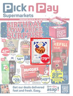 Pick n Pay Kwa-Zulu Natal : Birthday Specials (18 June - 23 June 2024), page 1