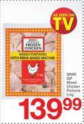 Spar IQF Mixed Chicken Portions-5Kg