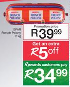 Spar French Polony-2Kg