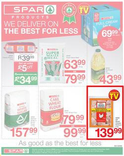 SPAR COUNTRY EASTERN CAPE : We Deliver On The Best For Less (27 October - 8 November 2020), page 1