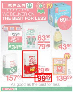 SPAR COUNTRY EASTERN CAPE : We Deliver On The Best For Less (27 October - 8 November 2020), page 1
