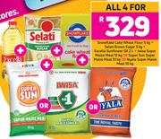 Snowflake Cake Wheat Flour 5 Kg Combo-For All 4