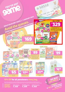 Game : Avoid The Queues SASSA Payments (01 January - 07 January 2023), page 1