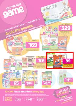 Game : Avoid The Queues SASSA Payments (01 January - 07 January 2023), page 1