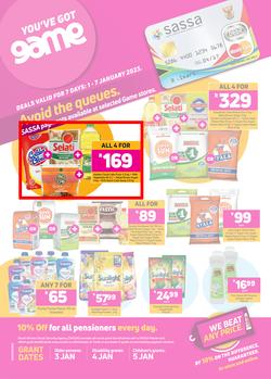 Game : Avoid The Queues SASSA Payments (01 January - 07 January 2023), page 1