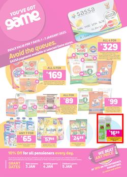 Game : Avoid The Queues SASSA Payments (01 January - 07 January 2023), page 1