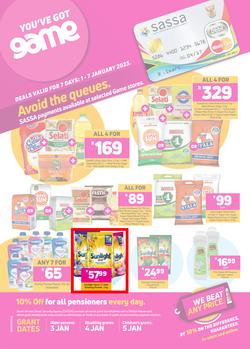 Game : Avoid The Queues SASSA Payments (01 January - 07 January 2023), page 1