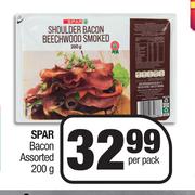 Spar Bacon Assorted-200g Per Pack