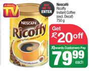 Nescafe Ricoffy Instant Coffee (Excl.Decaf)-750g Each