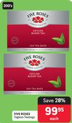 Five Roses Tagless Teabags-200's Pack Each