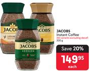 Jacobs Instant Coffee-200g Each