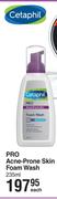 Cetaphil Pro Acne Prone Skin Foam Wash-235ml Each