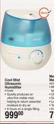 Cool Mist Ultrasonic Humidifier