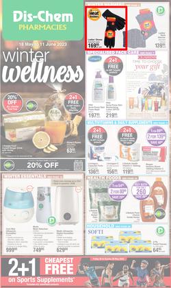 Dis-Chem : Winter Wellness (18 May - 11 June 2023), page 1