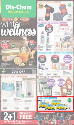Dis-Chem : Winter Wellness (18 May - 11 June 2023), page 1