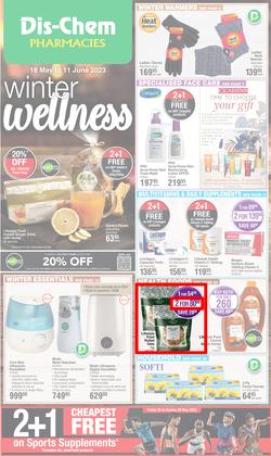 Dis-Chem : Winter Wellness (18 May - 11 June 2023), page 1