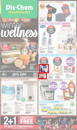 Dis-Chem : Winter Wellness (18 May - 11 June 2023), page 1