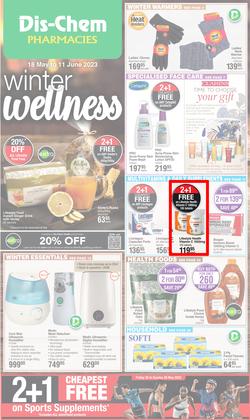 Dis-Chem : Winter Wellness (18 May - 11 June 2023), page 1