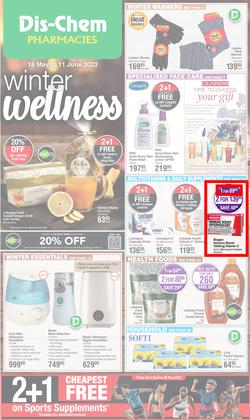 Dis-Chem : Winter Wellness (18 May - 11 June 2023), page 1