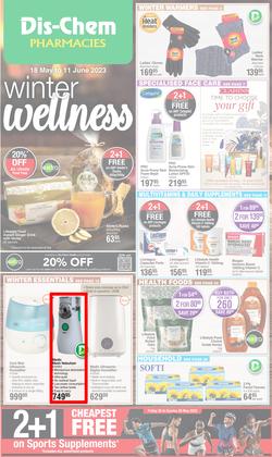 Dis-Chem : Winter Wellness (18 May - 11 June 2023), page 1