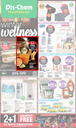 Dis-Chem : Winter Wellness (18 May - 11 June 2023), page 1