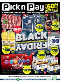 Pick n Pay Eastern Cape : Black Friday Specials (24 November - 26 November 2023)