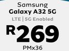 Samsung Galaxy A32 LTE/5G Enabled-On MTN Mega Talk XS Or On MTN Mega Gigs XS (36 Month)