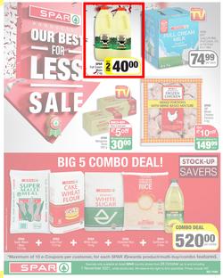 SPAR EASTERN CAPE : Our Best For Less (26 October - 7 November 2021) Valid In | Amahlathi, Bedford, Buffalo Flats, Cala, Centane, Hankey, Idutywa, Indwe, Kwa-Fetting, Komga, Lady Frere, Nemato, Ugie, page 1