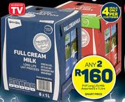 PnP Long Life Milk Assorted-Any  2 x 6 x 1L