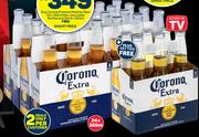 Corona Premium Mexican Beer 24x 355ml Non-returnable Bottles + 6x 355ml Free