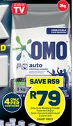 Omo Auto Washing Powder Assorted 3Kg Or Semi Concentrated Liquid 2L-Each